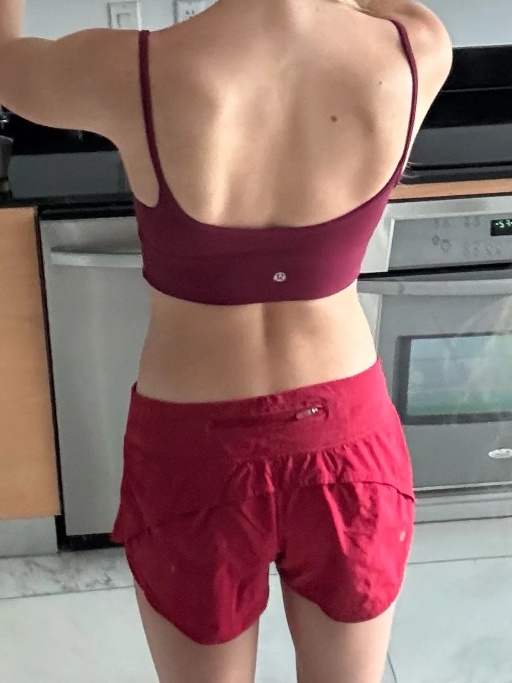 lululemon athletica Women's Athletic Shorts in Red